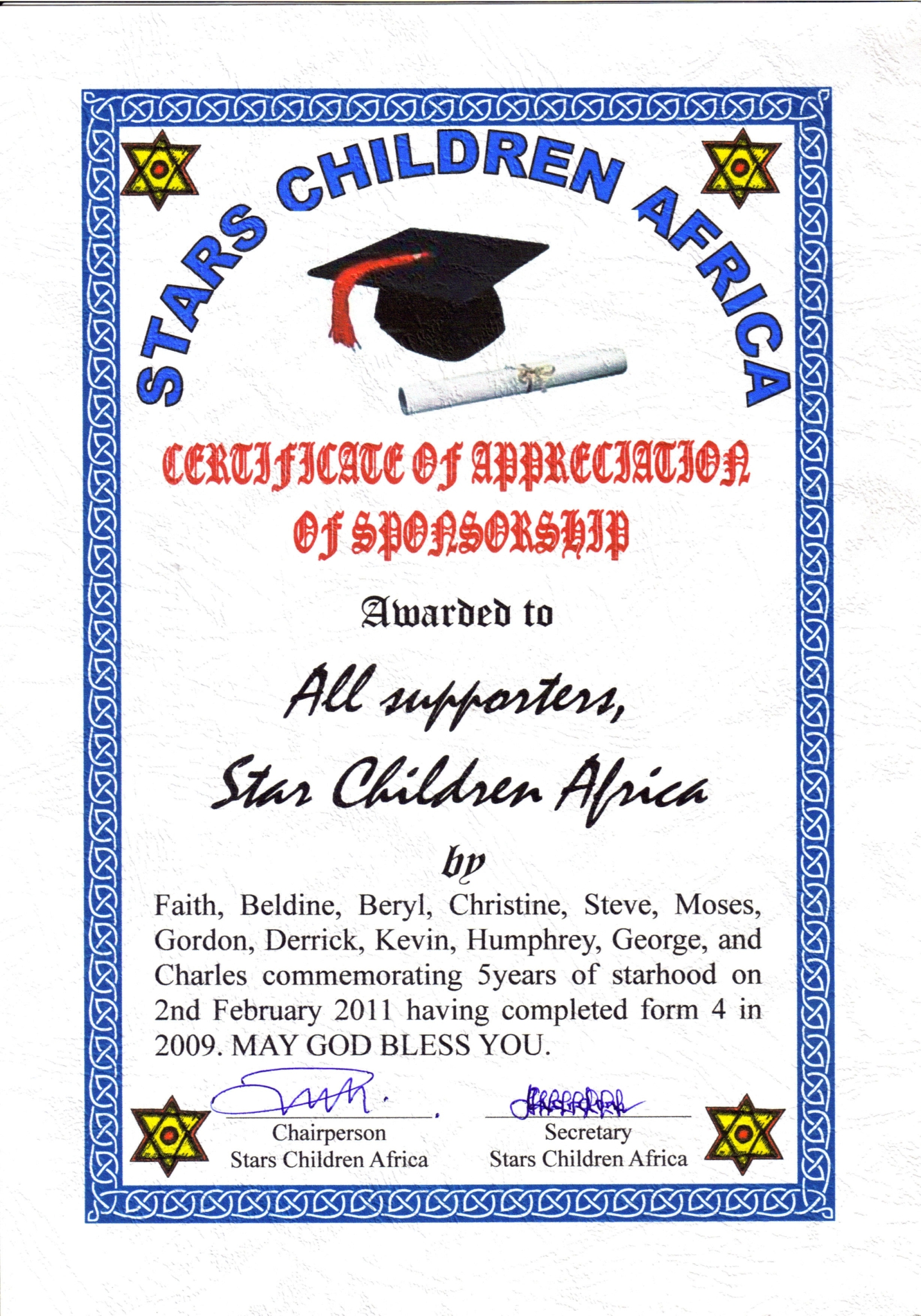 mentor certificate
